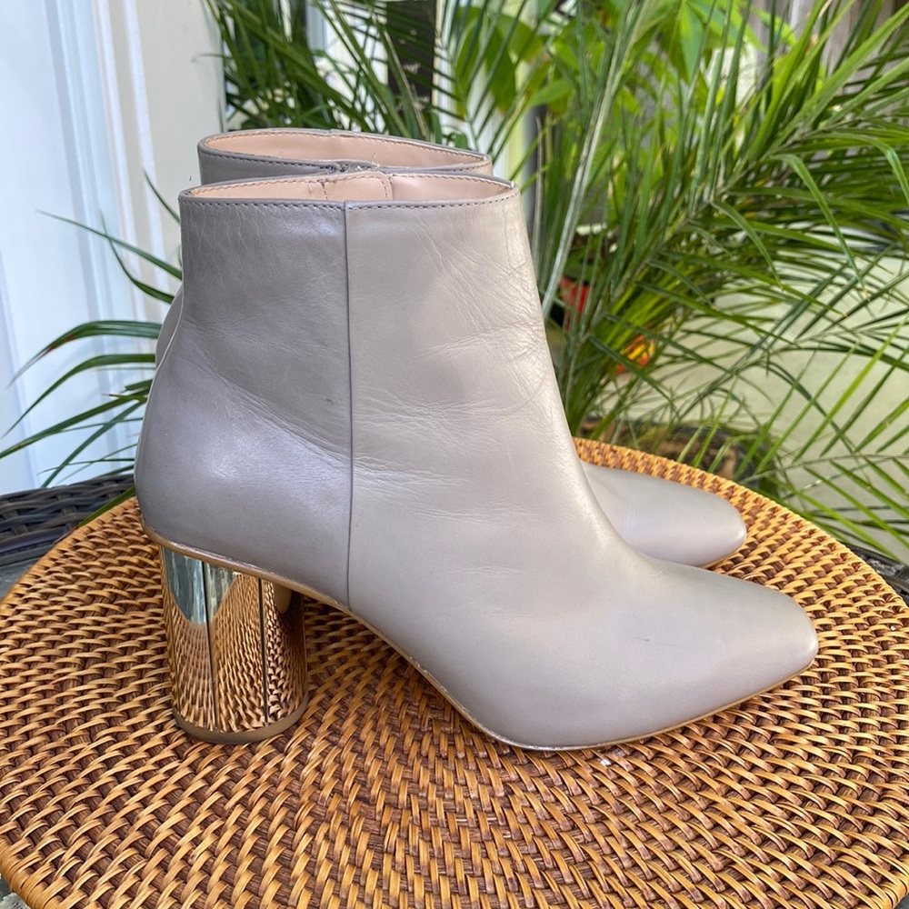 Zara Leather Booties